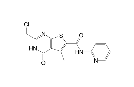 2-(Chloromethyl)-5-methyl-4-oxo-N-(pyridin-2-yl)-3,4-dihydrothieno[2,3-d]pyrimidine-6-carboxamide