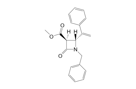 Methyl N-benzyl-2-(1-phenylethen-1-yl)azetidin-4-one-3-carboxylate