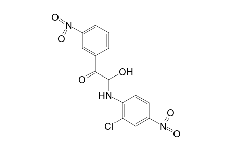 2-(2-CHLORO-4-NITROANILINO)-2-HYDROXY-3'-NITROACETOPHENONE