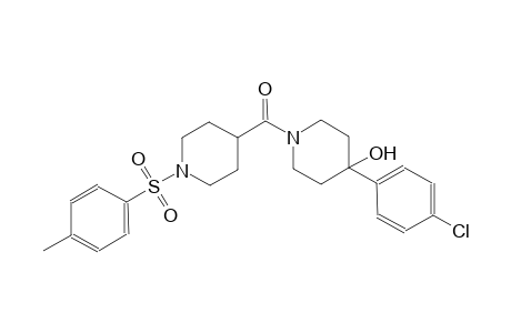4-piperidinol, 4-(4-chlorophenyl)-1-[[1-[(4-methylphenyl)sulfonyl]-4-piperidinyl]carbonyl]-