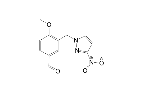 benzaldehyde, 4-methoxy-3-[(3-nitro-1H-pyrazol-1-yl)methyl]-