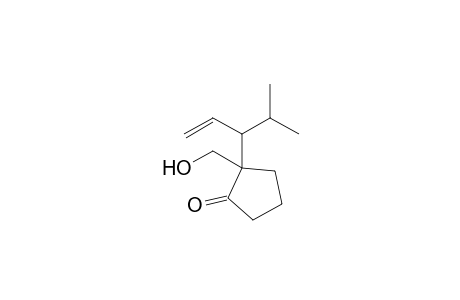 2-(Hydroxymethyl)-2-(1'-isopropyl-2'-propenyl)cyclopentanone