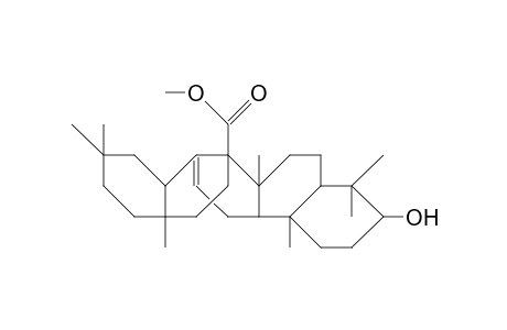 Methyl-3.beta.-hydroxyolean-12-en-27-oate