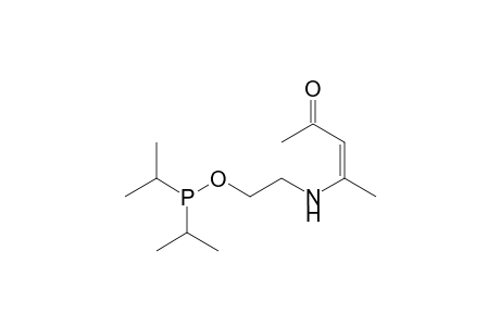 (Z)-4-(2'-((diisopropylphosphanyl)oxy)ethylamino)pent-3-en-2-one
