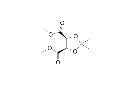 dimethyl (4R,5S)-2,2-dimethyl-1,3-dioxolane-4,5-dicarboxylate