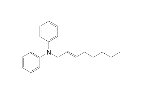 (E)-N-(oct-2-en-1-yl)-N-phenylaniline