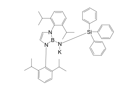 1,3-bis[2,6-bis(propan-2-yl)phenyl]-N-potassio-N-(triphenylsilyl)-2,3-dihydro-1H-1,3,2-diazaborol-2-amine