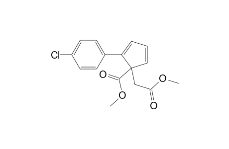 Methyl 2-(4-chlorophenyl)-1-(2-methoxy-2-oxoethyl)cyclopenta-2,4-dienecarboxylate