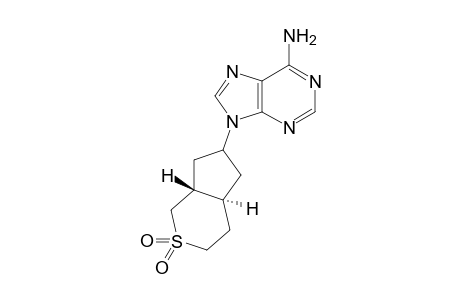 9-(trans-2',2'-dioxoperhydrocyclopenta[c]thiin-6'-yl)-9H-adenine