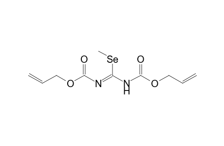 Methyl N,N'-bis(allyloxycarbonyl)imidoselenocarbamate