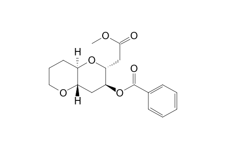 (2R,3S,4aS,8aR)-2-[(Methoxycarbonyl)methyl]octahydropyrano[3,2-b]pyran-3-yl Benzoate