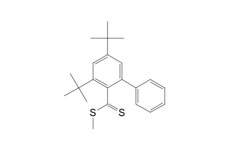 methyl 3,5-di(t-butyl)-biphenyl-2-dithiocarboxylate