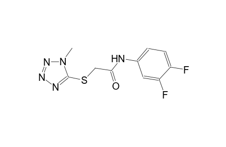 N-(3,4-difluorophenyl)-2-[(1-methyl-1H-tetraazol-5-yl)sulfanyl]acetamide