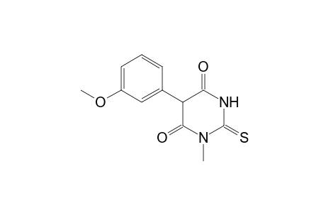 5-(m-methoxyphenyl)-1-methyl-2-thiobarbituric acid