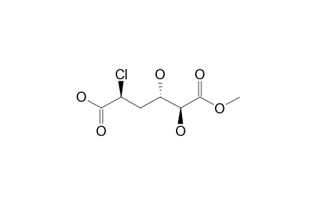 (2S,4S,5S)-2-chloro-4,5-dihydroxy-6-keto-6-methoxy-hexanoic acid