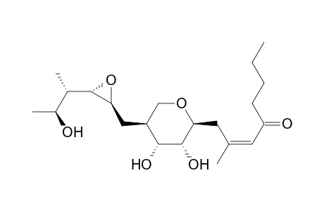 2-Octen-4-one, 2-methyl-1-[tetrahydro-3,4-dihydroxy-5-[[3-(2-hydroxy-1-methylpropyl) oxiranyl]methyl]-2H-pyran-2-yl]-, [2S-[2.alpha.(Z),3.beta.,4.beta.,5.alpha.[2R*,3R*(1R*,2R*)]]]-