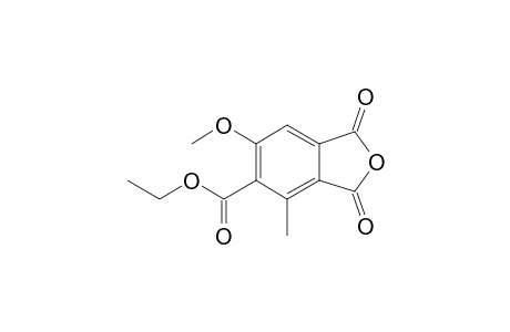 4-Ethoxycarbonyl-5-methoxy-3-methylphthalic anhydride