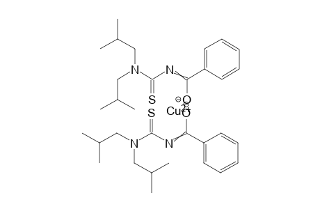copper(II) N-(diisobutylcarbamothioyl)benzimidate