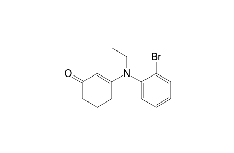 3-(2-Bromo-N-ethylanilino)cyclohex-2-en-1-one