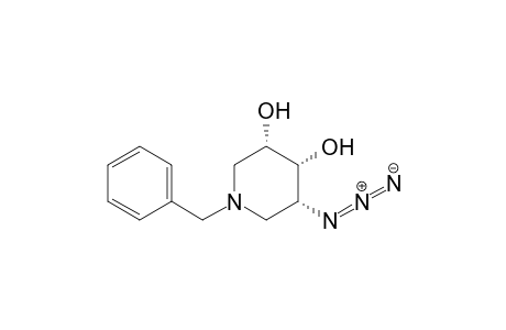 (3S,4R,5R)-5-Azido-1-benzylpiperidine-3,4-diol