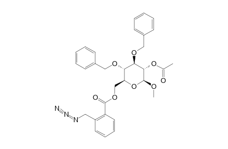 METHYL-2-O-ACETYL-6-O-[2-(AZIDOMETHYL)-BENZOYL]-3,4-DI-O-BENZYL-BETA-D-GLUCOPYRANOSIDE