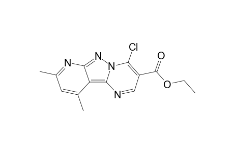 4-Chloro-8,10-dimethylpyrido[2',3':3,4]pyrazolo[1,5-a]pyrimidine-3-carboxylate