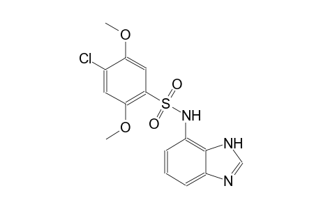 Benzenesulfonamide, N-(1H-1,3-benzimidazol-7-yl)-4-chloro-2,5-dimethoxy-