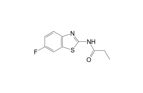 N-(6-fluoro-1,3-benzothiazol-2-yl)propanamide