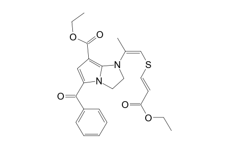 Ethyl (2E,5Z)-6-[5-benzoyl-2,3-dihydro-7-(ethoxycarbonyl)-1H-pyrrolo[1,2-a]imidazol-1-yl]-4-thiahepta-2,5-dienoate