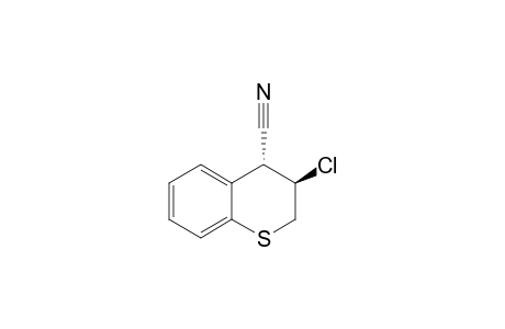 2H-1-Benzothiopyran-4-carbonitrile, 3-chloro-3,4-dihydro-, trans-