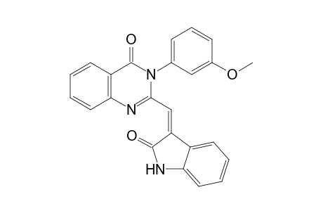 3-(3-Methoxy-phenyl)-2-(2-oxo-1,2-dihydro-indol-3-ylidenemethyl)-3H-quinazolin-4-one