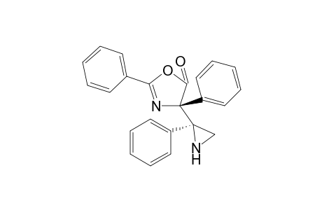 (S)-2,4-diphenyl-4-((2'R)-2'-phenylaziridin-2'-yl)-delta2-oxazolin-5-one