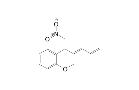(E)-1-methoxy-2-(1-nitrohexa-3,5-dien-2-yl)benzene