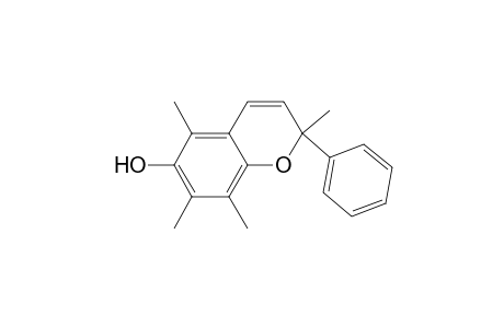 2,5,7,8-tetramethyl-2-phenyl-1-benzopyran-6-ol