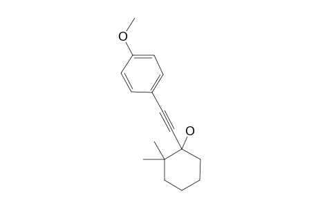 1-(PARA-METHOXYPHENYL-ETHYNYL)-2,2-DIMETHYL-CYCLOHEXANOL