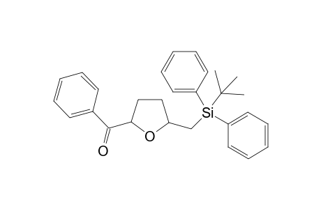 (+/-)-(2-((tert-Butyldiphenylsilyl)methyl)tetrahydrofuran-5-yl)(phenyl)methanone