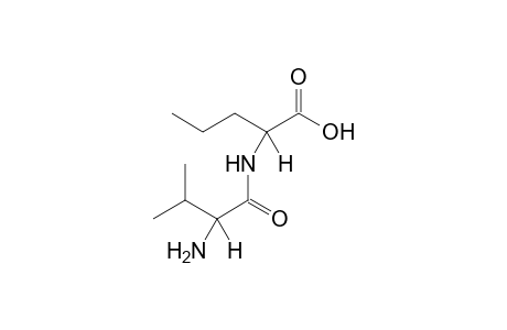 (2S)-2-{[(2S)-2-amino-3-methylbutanoyl]amino}pentanoic acid