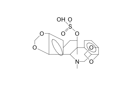 (+)-Corynolin-6-O-sulfat, (+)-corynolin-11-O-sulfat