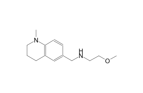 6-quinolinemethanamine, 1,2,3,4-tetrahydro-N-(2-methoxyethyl)-1-methyl-