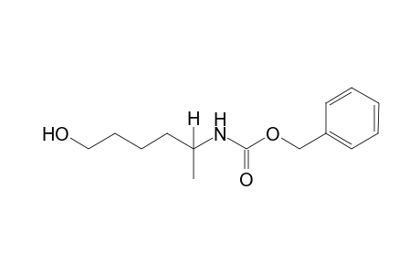 Benzoyl N-[6-(hydroxy)hex-2-yl]carbamate