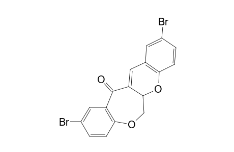 2,10-Dibromo-5a,6-dihydro-12H-chromeno[2,3-c][1]benzoxepin-12-one