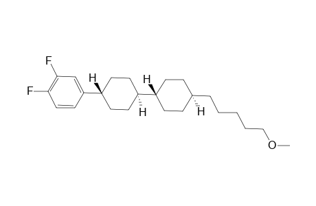 trans-1-[trans-(3,4-Difluorophenyl)cyclohexyl]-4-(5-methoxypentyl)cyclohexane