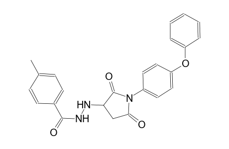 N'-[2,5-dioxo-1-(4-phenoxyphenyl)-3-pyrrolidinyl]-4-methylbenzohydrazide