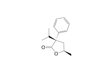 (3R,5R)-3-Isopropyl-5-methyl-3-phenyldihydrofuran-2-one