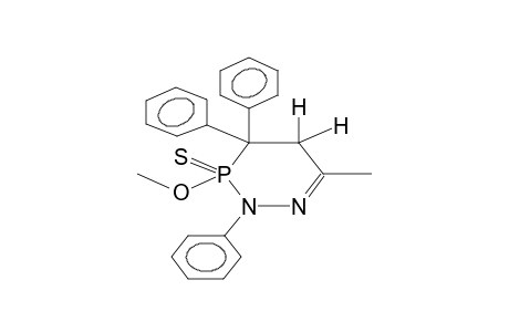 2,4,4-TRIPHENYL-3-METHOXY-3-THIONO-6-METHYL-2,3,4,5-TETRAHYDRO-1,2,3-DIAZAPHOSPHORIN