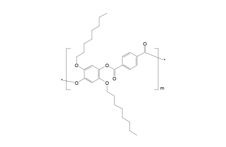 Poly(2,5-dioctyloxy-1,4-hydroquinone terephthalate)