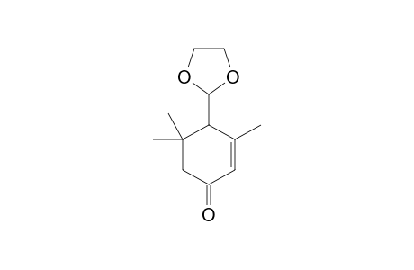 2-Cyclohexen-1-one, 4-(1,3-dioxolan-2-yl)-3,5,5-trimethyl-