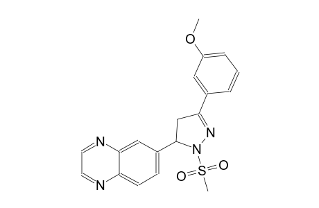 quinoxaline, 6-[4,5-dihydro-3-(3-methoxyphenyl)-1-(methylsulfonyl)-1H-pyrazol-5-yl]-