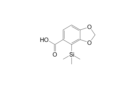 3,4-Methylenedioxy-2-trimethylsilylbenzoic acid