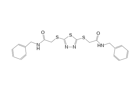 N-benzyl-2-[(5-{[2-(benzylamino)-2-oxoethyl]sulfanyl}-1,3,4-thiadiazol-2-yl)sulfanyl]acetamide